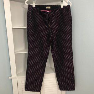 JCrew pink circle dress pant, Size 4